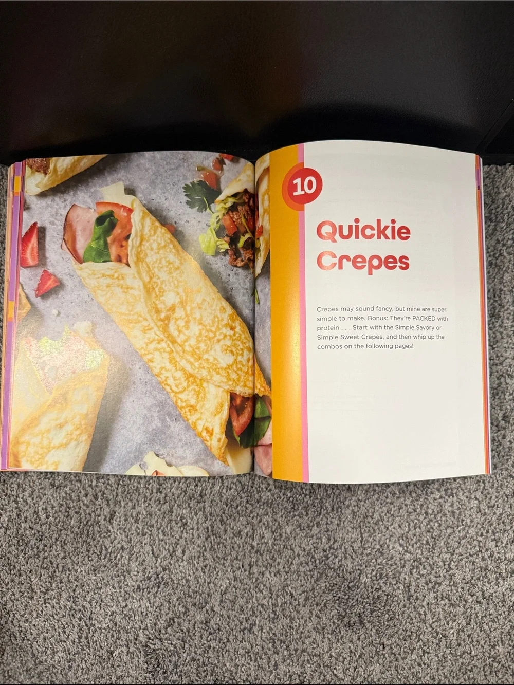 Hungry Girl Fast & Easy Cookbook - White with Red & Purple Accents